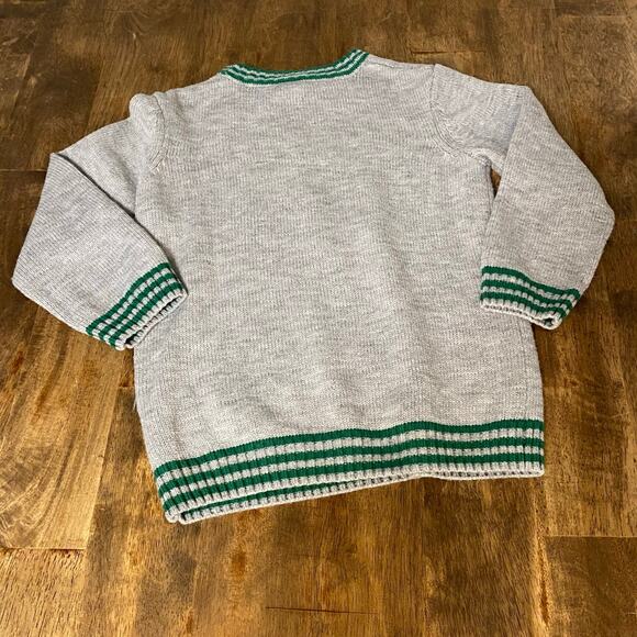 Holiday Time light gray Jingle all the Way Christmas crew sweater SIZE M - Picture 4 of 4